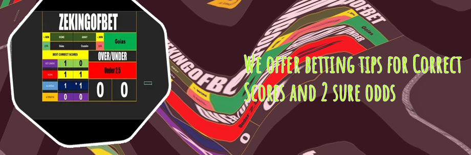 Correct score football prediction tips