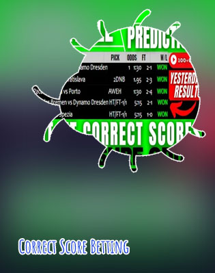 Free bet correct score