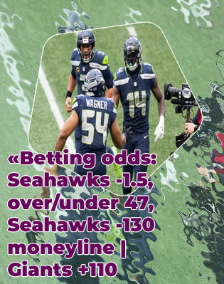 Giants seahawks moneyline