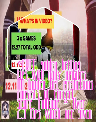 Soccer predictions golden bet