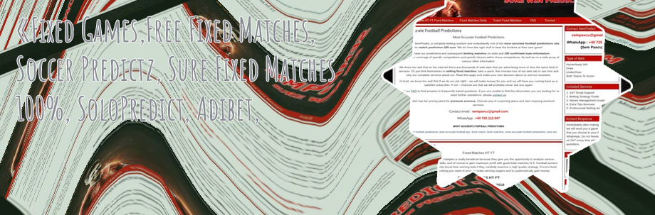 Sure fixed matches sites